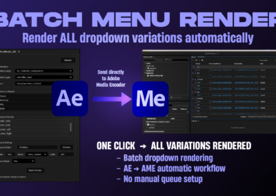 Batch Menu Render
